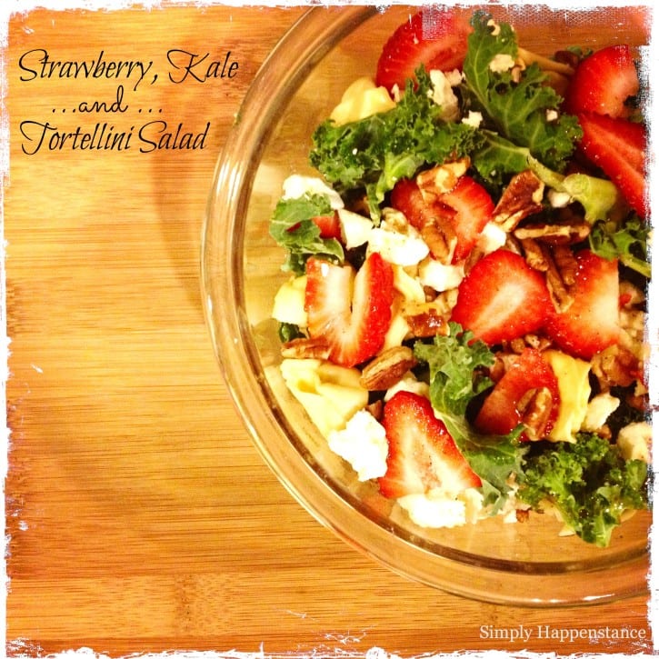 Strawberry, Kale & Tortellini Salad