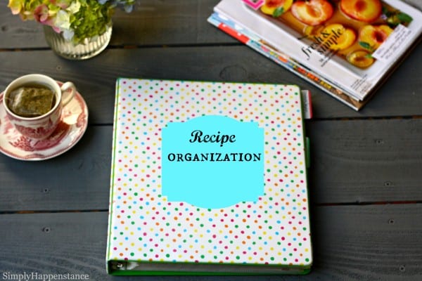 Recipe Organization