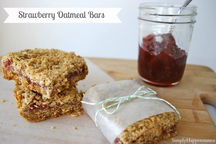 Strawberry Oatmeal Bars