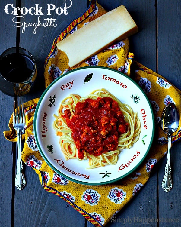 Crock Pot Spaghetti