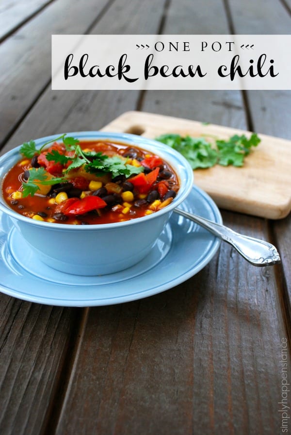 all in one pot, black bean chili {via simply happenstance}