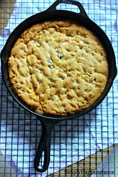 M&M Skillet Cookie