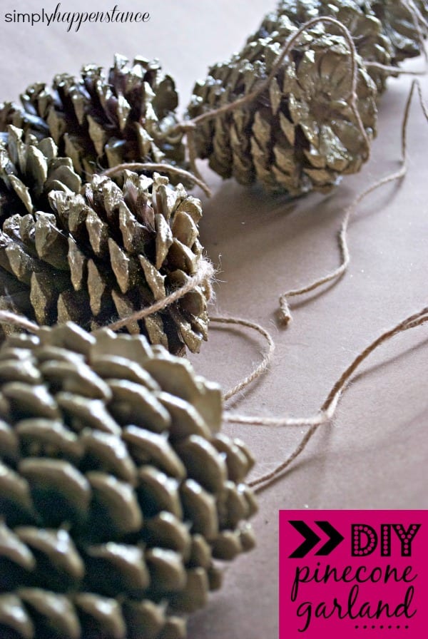 DIY Pinecone Garland {via Simply Happenstance}