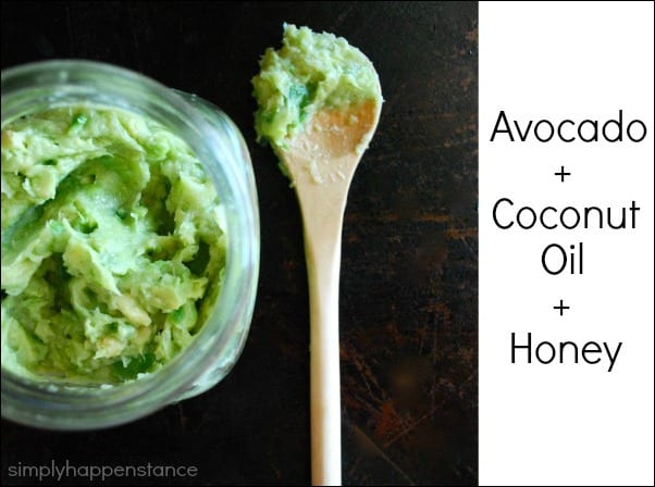 Avocado, Coconut Oil, and Honey Hair Mask {via Simply Happenstance}