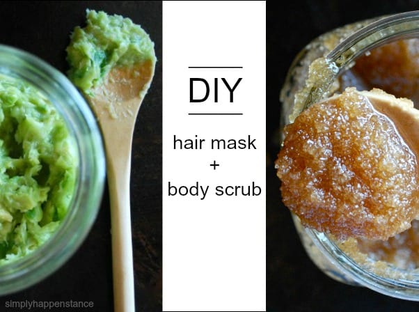 DIY Hair Mask + Body Scrub