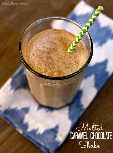 Malted Caramel Chocolate Shake