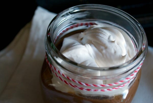 VEGAN Chocolate Pudding with Coconut Whipped Cream {simply happenstance blog}