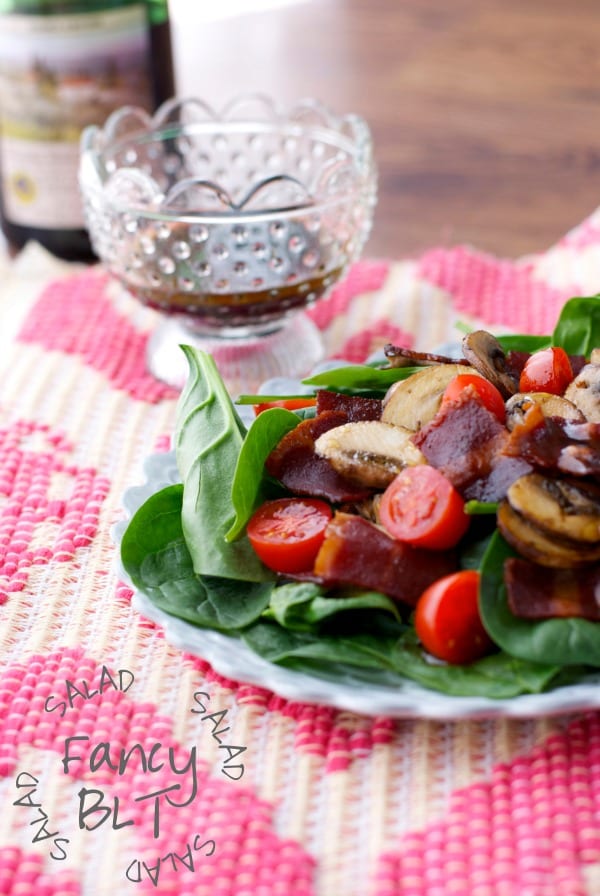 Fancy BLT Salad {recipe via Simply Happenstance} #paleo #blt #salad