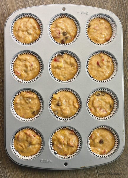 Strawberry Banana Chip Muffins