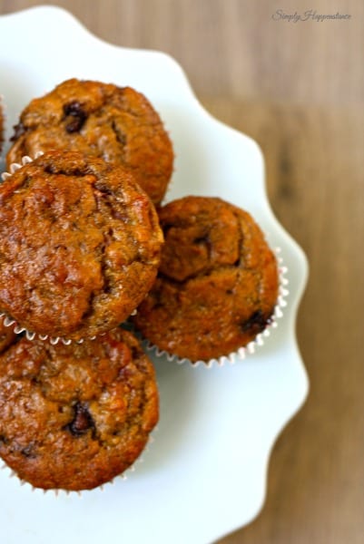 Strawberry Banana Chip Muffins