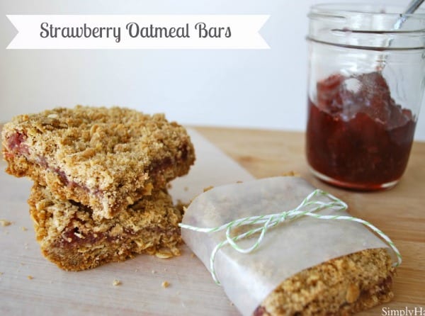 Strawberry Oatmeal Bars