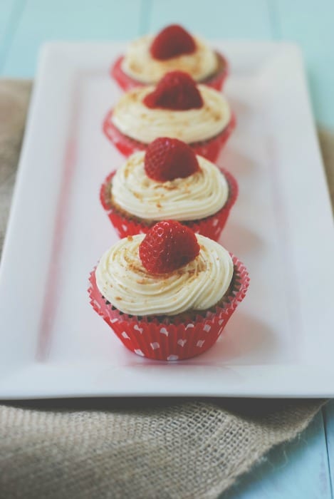 Strawberry Cheesecake Cupcakes {Simply Happenstance}-48