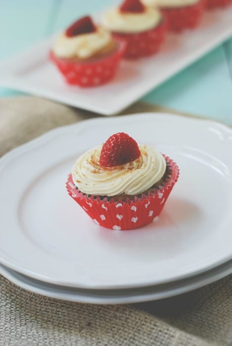 Strawberry Cheesecake Cupcakes {Simply Happenstance}-54