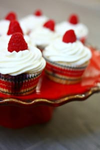 red white and blueberry patriotic cupcakes