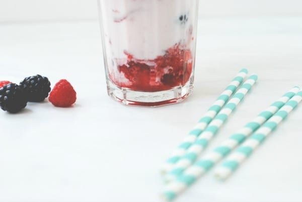 sparking berry float