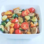 Chicken Sausage Veggie Bowl {recipe via Simply Happenstance}