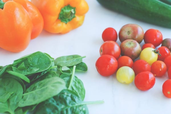 chicken sausage veggie bowl {simplyhappenstance.com}