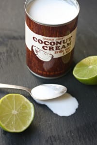 Coconut Margarita. Trader Joe's Coconut Cream