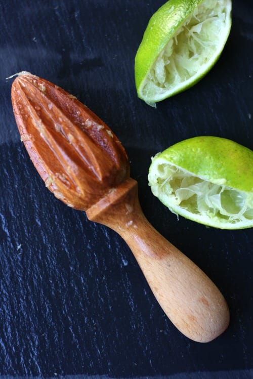 Limes for coconut margaritas