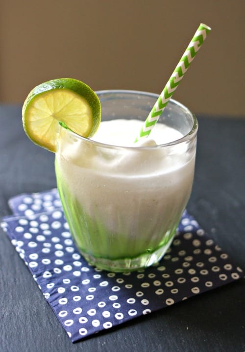 Coconut Margarita. Easy to make and it screams vacation!