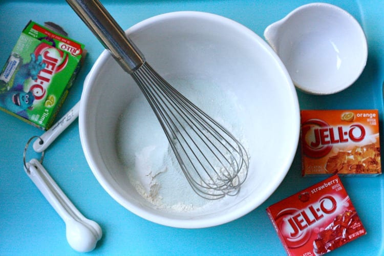 Easy to make jello scented homemade playdoh