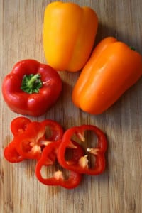 Bell Peppers for Crock Pot Barbecue Chicken Sandwiches