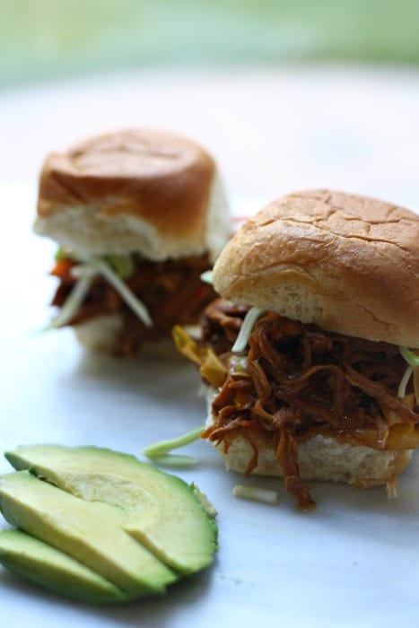 Crock Pot Barbecue Chicken made simple. Perfect weeknight meal.