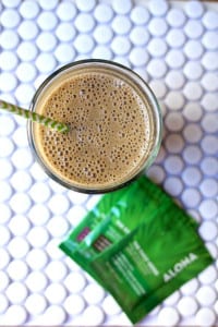 Greens Detox Smoothie made with Aloha Daily Good Greens