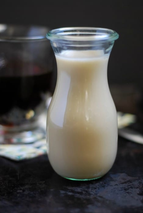 Dairy-Free Coffee Creamer {simplyhappenstance.com} #nondairy #dairyfree #coffeecreamer