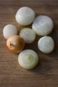 Onions for Easy Crock Pot Barbecue Chicken Sandwiches