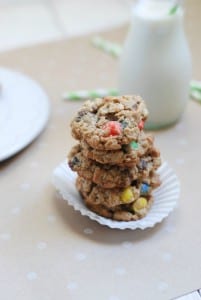 chewy monster cookies // simply happenstance blog