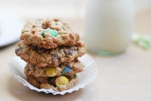 chewy monster cookies // simply happenstance blog
