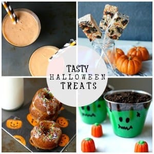 Tasty Halloween Treat Recipes {simplyhappenstance.com} #halloween #kidfriendly #treats