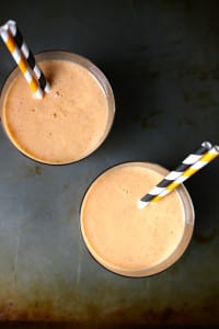 Easy and healthy Spooky Orange Carrot Smoothie