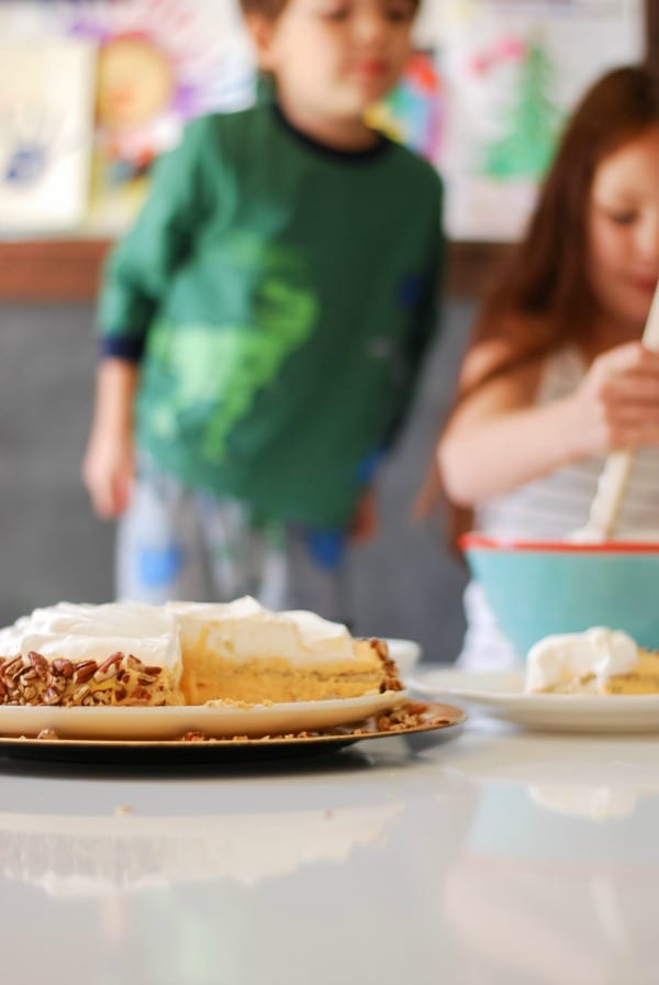 Behind the Scenes with Simply Happenstance  Pumpkin Ice Box Cake