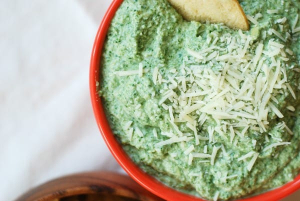 Healthier Spinach Artichoke Dip