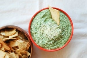 Healthier Spinach Artichoke Dip