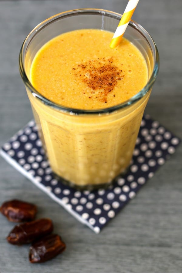 Healthy Pumpkin Date Smoothie