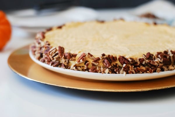 Pumpkin Ice Box Cake  Recipe at simplyhappenstance.com #pumpkin #dessert #iceboxcake