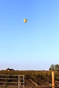 Hot Air Balloon over Lorimar Winer #lorimarsleepover