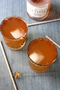 Orange Marshmallow Mimosas perfect for a holiday brunch or Christmas morning.