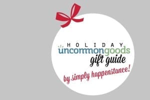 Simply Happenstance's Holiday Gift Guide with UncommonGoods!