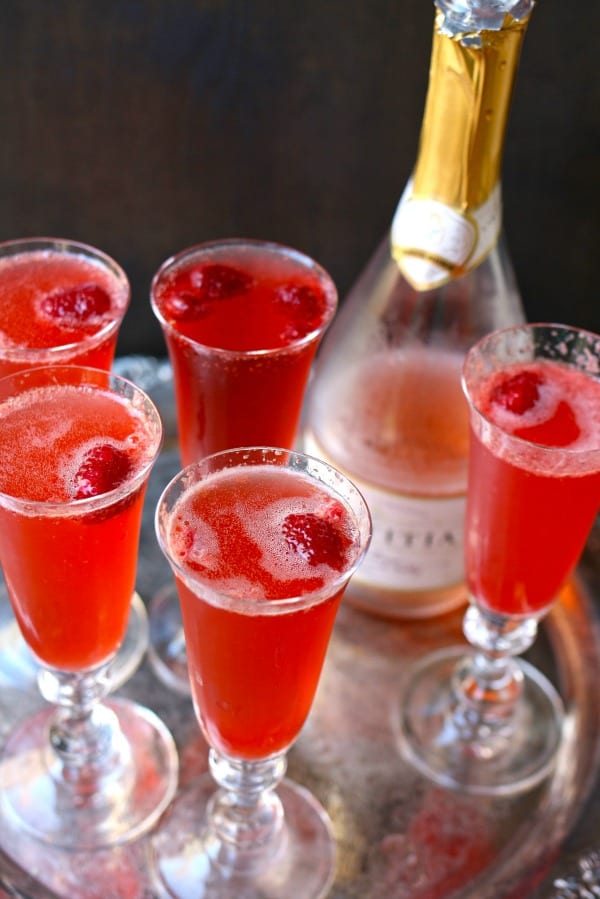 Raspberry Holiday Spritzer