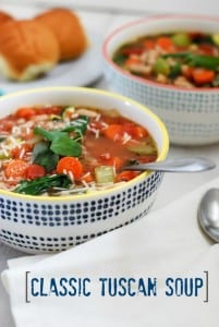 Classic Tuscan Soup | Simply Happenstance