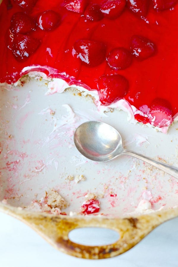 My favorite dessert. Strawberry Pretzel Dip