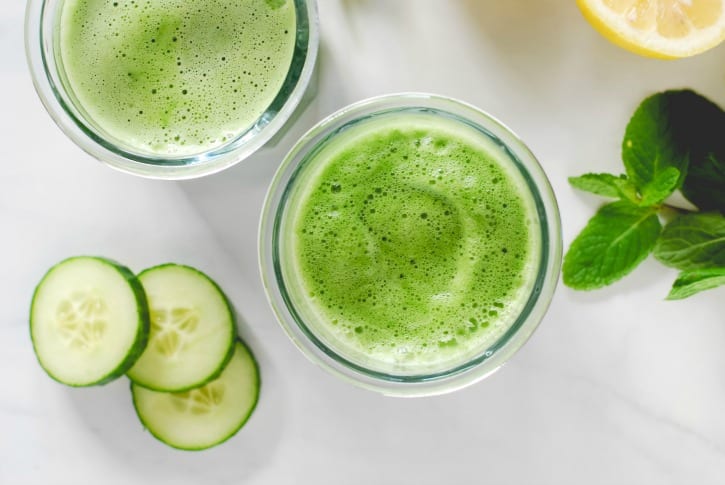 Cucumber mint juice deals