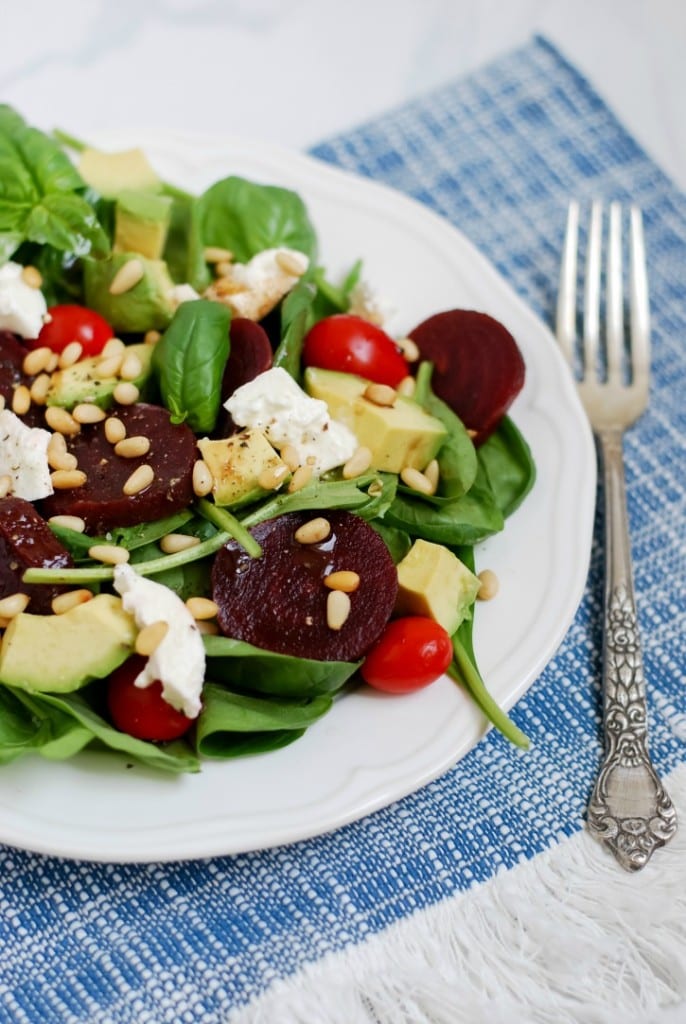 Beet Caprese Salad (via Simply Happenstance)