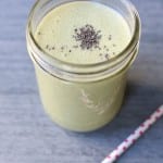 Peanut Butter Smoothie With Chia Seeds