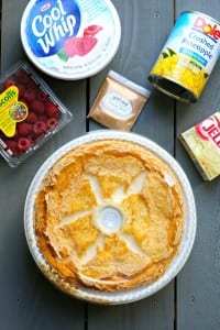 The simple ingredients for Pineapple Angel Food Cake.