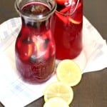 Lemon Blueberry Simple Syrup Recipe. Easy and perfect for summer.